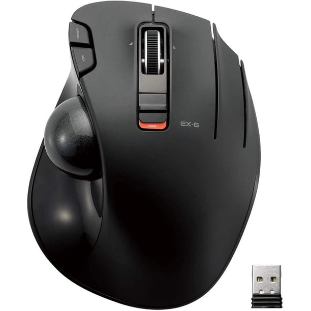 ELECOM 2.4GHz Wireless Thumb-Operated Trackball Mouse Right Handed Left Handed ELECOM 2.4GHz Wireless Thumb-Operated Trackball Mouse Right Handed Left Handed
